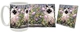 Herbs Garden Spaniel Mug & Coaster Gift Box Combo - Cat/Kitten/Feline Edition Beverage Drinkware