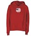 Sweatshirt Woman Red  Elegant Usa Flag Findlay  Ohio Usa City