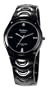 Armitron Men's 204179BKTI Diamond Collection Black Stainless Steel Watch