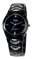 Armitron Men's Diamond Collection Black Stainless Steel Watch #204179BKTI