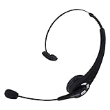 CommonByte FOR SONY PS3 SLIM BLACK BLUETOOTH USB CABLE WIRELESS HEADPHONE W/ MIC NEW