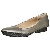  : indigo by Clarks Women's Peony Flat,Pewter Metallic,7 M