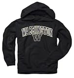 Washington Huskies Youth Black Perennial II Hooded Sweatshirt