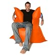 BAZAAR BAG � - Giant Beanbag ORANGE - Indoor & Outdoor Bean Bag - MASSIVE 180x140cm - GREAT for Garden