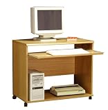 RUSH Computer Cart, Heirlooms, Oak Veneer finish, 30.5H x 36W x 20D