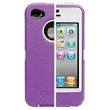 OtterBox Defender Case w/OUT Holster Belt Clip for Apple iPhone 4 (White /  ....