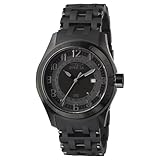 Invicta Men's F0035 Exclusive Sea Spider Collection Combat Edition GMT Black Ion-Plated Watch