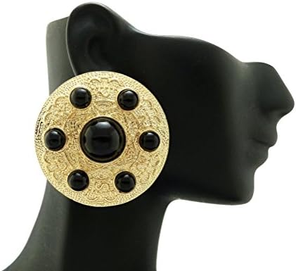 Letter Love Fashion Celebrity Style Big Round Piece Pierced Post On Earring