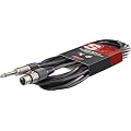 Stagg Hochwertiges Mikrofonkabel XLR-auf Klinke-Stecker, 6 m
