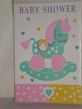 Rocking Horse Baby Shower Invitations, 8 Count Cards and Envelopes