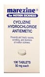 Marezine for Motion Sickness Tablets - 100 Ea