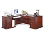 Huntington Cherry LDesk with Left Return Huntington Cherry