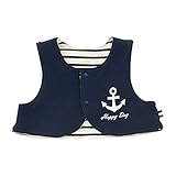 ニシキ マリン 新生児べスト P9045 50-70cm ブルー