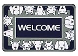 Decorative Welcome Mat - Alley - 18 x 27.