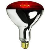 Satco Products S4998 250BR40/HR Medium Base Red Heat Lamp