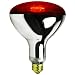 Satco Products S4998 250BR40/HR Medium Base Red Heat Lamp