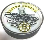 Autographed Johnny Boychuk Puck - acrylic Stanley Cup - Autographed NHL Pucks