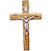 Holy Land Market Olive Wood Cross with Crucifix (6.25