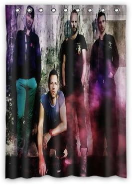 Custom COLDPLAY_alternative_rock Window Curtain Drapery/Panels/Treatment Polyester Size 52w x 72h inches(One Piece)