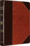 ESV Large Print Bible (TruTone, Brown/Cordovan, Portfolio) (Esv Bibles)