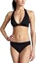 Calvin Klein Women's Shirred Two Piece Swimsuit,Black,10