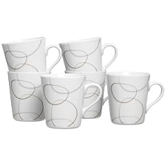 Ritzenhoff & Breker  593839 Kaffeebecher-Set Alina Marron, 6-teilig