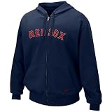 Nike Boston Red Sox Navy Blue Tackle Twill Full Zip Hoody Sweatshirt
