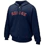 Nike Boston Red Sox Navy Blue Tackle Twill Full Zip Hoody Sweatshirt