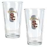 USC Trojans NCAA 2pc Pint Ale Glass Set