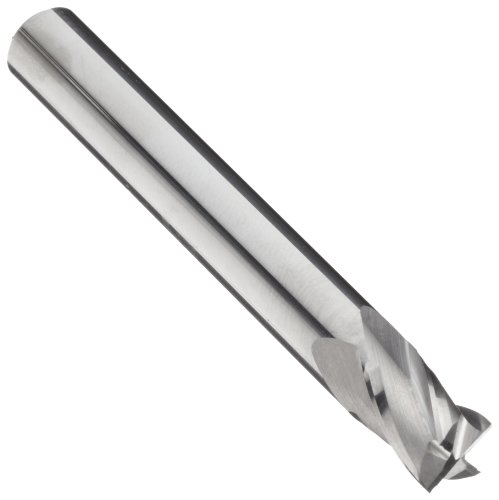 Niagara Cutter 46451 Carbide Square Nose End Mill, Metric, Uncoated (Bright) Finish, Roughing and Finishing Cut, 30 Degree Helix, 4 Flutes, 101mm Overall Length, 25mm Cutting Diameter, 25.000mm Shank Diameter On Sale