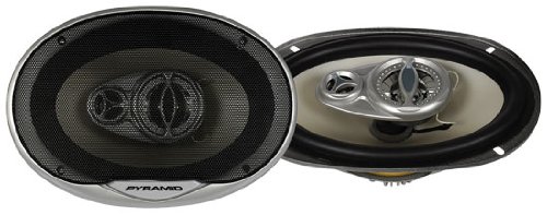 6'' x 9'' Three-Way White Injected P.P. Cone Speaker System