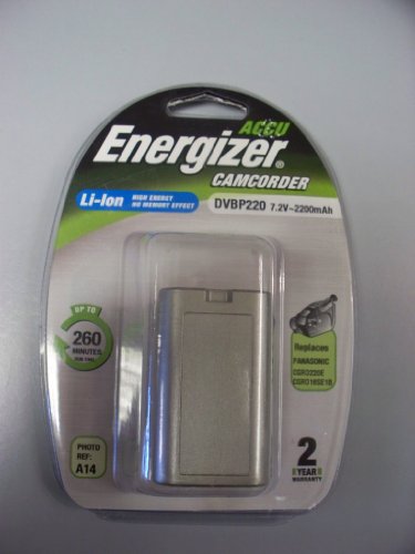 Energizer DVBP220 Camcorder-Akku (baugleich mit Panasonic CGR-D220E, CGR-D16, Hitachi DZ-B Preisvergleich