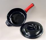 3 Piece 10'' Ceramic Skillet with Cover & Handle Pot Holder 3 Piece 10'' Ceramic Skillet with Cover & Handle Pot Holder