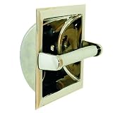Santec KB010-75 Satin Nickel Recessed Paper Holder Less Mounting Bracket KB010