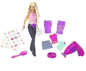 Amazon.com: Totally Stylin' Tattoos Barbie: Toys & Games