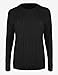 Roco Rose Women's Crew Neck Ribbed Knited Long Sleeve Tunic Sweater