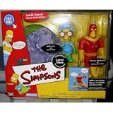 The Simpsons Exclusive Lunar Base Playset with Radioactive Man and Fallout Boy