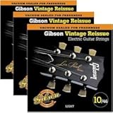 Gibson Vintage Reissue 3-Pack VR10 Electric Guitar Strings