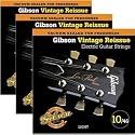 Gibson Vintage Reissue 3-Pack VR10 Electric Guitar Strings