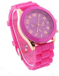 Daditong Popular Silicone Quartz Men Women Girl Boy Unisex Jelly Wrist Watch