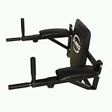 FoxHunter Wall Mounted Dip Dipping Station Knee Leg Raise Chin Up Pull Up Rack Home Gym Fitness Black New
