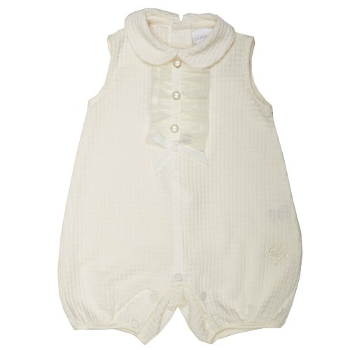 cream baby suit