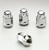 Gorilla Automotive Products 91147: Lug Nuts, Conical Seat, Bulge, 14mm x 1.50 RH, Closed End, Chrome Plated Steel, Set of 4