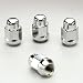 Gorilla Automotive Products 91147: Lug Nuts, Conical Seat, Bulge, 14mm x 1.50 RH, Closed End, Chrome Plated Steel, Set of 4