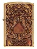 Zippo Custom Lighter - Golden Spade Card Gamble RARE!
