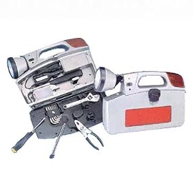 Contek 23-Piece Office or Emergency Tool Kit with Built-In Flashlight