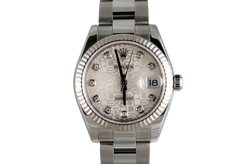 Rolex Midsize Stainless Steel Datejust Jubilee Dial