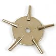 Universal Table Desk Clock Key for Winding Clocks 5 Prong