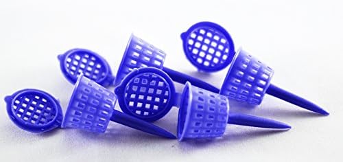 100 Pcs + 10 Pcs Fertilizer Basket M size bonsai baskets BLUE