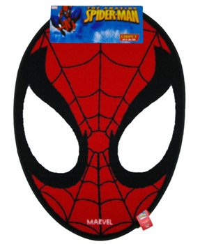 Childrens Toyshop  Toys : Spiderman Mask Shaped Children's Bedroom Rug